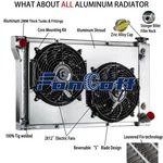 3-ROW Radiator Shroud Fan Fit 1967-72 Chevy C/k C10 C20 K30 Pickup Truck #CC367 New. Price: $199.00.
