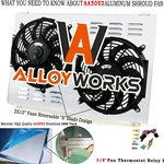Radiator Aluminum Shroud Fan Kit For Chevy C10 K10 Camaro/monte Carlo 1970-1987 New. Price: $109.00.