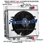 Row Radiator+shroud Fan 67-70 Ford Mustang Falcon/ 63-69 Fairlane Torino New. Price: $199.00.