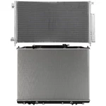For Honda Accord 2006-2007 2.4L L4 Aluminum Radiator & Condenser Cooling Kit New. Price: $120.95.