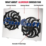 Aluminum Shroud Fan For 1973-1987 78 Chevy C/k 10 20 30 Pickup Truck #CC716 New. Price: $99.00.