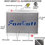 Core Aluminum Radiator For 1968-1974 Dodge Mopar Charger Small Block Upgraded New. Price: $199.00.