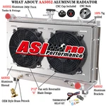 3 Row Aluminum Radiator&shroud Fan For 2010 ,2011 Chevy Camaro Ss Coupe 6.2L New. Price: $279.00.