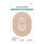 Spellbinders Etched Dies By Lisa Horton-scallop And Stitched Edge Ovals New. Price: $18.99.