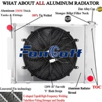 3ROW Aluminum Radiator+shroud Fan Fit 1967-1969 Chevy Camaro Pontiac Firebird New. Price: $199.00.