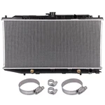 Radiator CU886 With Universal Oil Hose Clamps Kit For 88-91 Honda Civic Crx New. Price: $61.66.