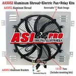Asi 16" Fan+aluminum Shroud Relay Fit 1960-1962 Chevy Apache/gmc Pickup Truck New. Price: $84.95.