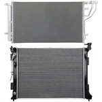 Aluminum Radiator & A/c Condenser Fit For 2019-2020 Kia Optima New. Price: $143.78.