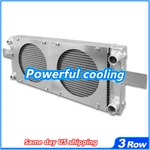 Universal Pocket Tucked Aluminum Radiator For Honda Civic Crx - RH249525 3 Rows New. Price: $267.00.