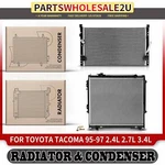 Radiator & Condenser Cooling Kit For Toyota Tacoma 1995 1996 1997 Auto Trans New. Price: $194.99.
