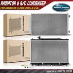 Radiator & Condenser Cooling Kit For Honda Cr-v 2010-2011 L4 2.4L Auto Trans. New. Price: $172.99.