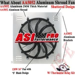Aluminum Radiator Shroud+fan 42-1952 Ford F1 F2 F3 F4 Trucks All Engine Asi New. Price: $99.00.