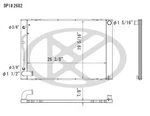 Radiator Koyo A2682 Fits 2004 Toyota Sienna New. Price: $377.99.