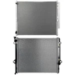 Aluminum Radiator & Condenser Cooling Kit For 2003-2009 Toyota 4RUNNER 4.7L New. Price: $134.90.