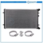 Radiator For Audi A3 Volkswagen Golf Jetta With Universal Oil Hose Clamps Kit New. Price: $52.26.