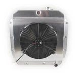 3 Row Radiator Shroud Fan For 1955 1956 1957 1958 1959 Chevy Apache Truck Pickup New. Price: $224.00.