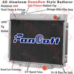 3 Row Aluminum Radiator 1964-1966 Ford Galaxie Base Small Block 24" Core New. Price: $139.00.