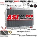 Asi Aluminum Row Radiator For 1993-1997 Toyota Land Cruiser Lexus LX450 4.5 I6 New. Price: $259.00.