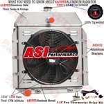 Asi Row Radiator Shroud Fan For International Pickup Truck L6 Gas 1941-1949 New. Price: $359.00.