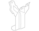 Genuine Volvo Radiator Mount Bracket 31261932 New. Price: $71.94.