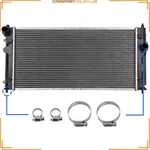 Radiator CU2335+4X Universal Oil Hose Clamps For 2000-05 Toyota Celica Gt/gts L4 New. Price: $56.59.