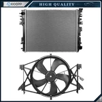 Electric Engine Radiator Cooling Fan Kit For 2011-2018 Ram 1500 2013 3500 New. Price: $163.22.