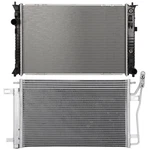 Aluminum Radiator & Ac Condenser Cooling Kit For 2007-2010 11 12 Lincoln Mkz New. Price: $128.22.