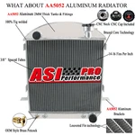 4 Row Radiator Ford Model Bucket With Chevy Configuration Engine 1917-1927 New. Price: $259.00.