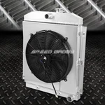 For 47-54 Chevy Truck Suburban L6 3-ROW Aluminum Racing Radiator W/fan Shroud New. Price: $200.98.