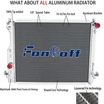 Fongoff Row Radiator 2005-2014 Ford Mustang Gt Boss Shelby 4.6L 5.0L New. Price: $199.00.