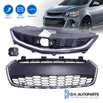 New For 2017-2020 Chevrolet Sonic Ls Lt Front Upper Grille Lower 42497011. Price: $186.99.