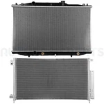 For 2003-2007 Honda Accord 2.4L Aluminum Radiator & Condenser Cooling Kit New. Price: $115.38.