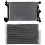 Aluminum Radiator & Ac Condenser Cooling Assembly For 2013-2018 Chevrolet Sonic New. Price: $106.65.