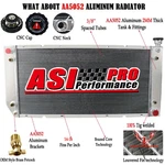 Row Aluminum Radiator For 1988-2000 Chevy C/k 1500 2500 3500 Truck 5.7L V8 Asi New. Price: $199.00.