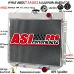 Asi 3 Row Aluminum Radiator Fit 1967-1970 Ford Mustang 1966-1970 Falcon New. Price: $159.00.