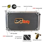 Row Aluminum Radiator For Patrol Gq 2.8 / 4.2 Diesel TD42 & 3.0 Petrol Y60 New. Price: $255.00.