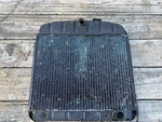 1957 3136158 K56 Chevrolet Radiator Original 1955 1956 Chevy Brass Look Used. Price: $120.00.
