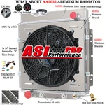 Asi 3 Row Radiator+shroud+fan 60-65 Ford Falcon Mercury Comet/ 65-66 Mustang New. Price: $179.00.