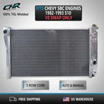 Row Aluminum Radiator For 1982-1993 Chevy S10 S15 V8 Conversion Sbc Swap At/mt New. Price: $145.00.