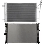 Radiator & Condenser Cooling Kit Ford Fusion 10-12 Lincoln Mkz 11-12 2.5L New. Price: $118.78.