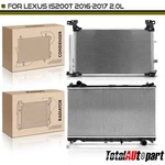 2PCS New Radiator & Ac Condenser Cooling Kit For Lexus IS200T 2016-2017 L4 2.0L. Price: $230.99.