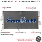 2-ROW Aluminum Radiator Ford 2011-2016 F250 F350 F550 F450 Superduty V8 6.7L New. Price: $379.00.