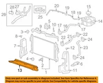 Gm Oem 13-17 Xts Cooling Radiator Components-lower Baffle 22814003 New. Price: $98.76.