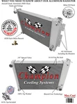 1967 1968 1969 Chevy Camaro 23" Core Champion Row Aluminum Radiator CC370 New. Price: $302.05.