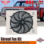 Aluminum Shroud Fan Kit Fit 70-79 Dodge D/w 100 150 200 300 5.2L 5.9L New. Price: $99.00.