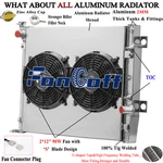 Row Aluminum Radiator Shroud Fan For 2003-2009 Toyota 4RUNNER/LEXUS GX470 4.7L New. Price: $259.00.