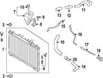 Genuine Mitsubishi Radiator 21410W220P New. Price: $1501.68.