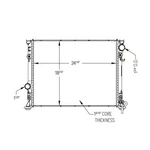 Radiator For 2005-2023 Chrysler Dodge 300 Challenger Charger RAD13512 New. Price: $178.18.