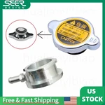 Id 12.5" 32MM Weld-on Radiator Filler Neck + 0.9BAR Cap Cover Aluminum New. Price: $13.79.