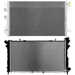 Radiator & Ac Condenser Cooling Kit For 2005-2007 Dodge Grand Caravan 3.3L New. Price: $134.39.